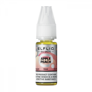 ELFLIQ - 10ml Nic Salt E-Liquid - Apple Peach