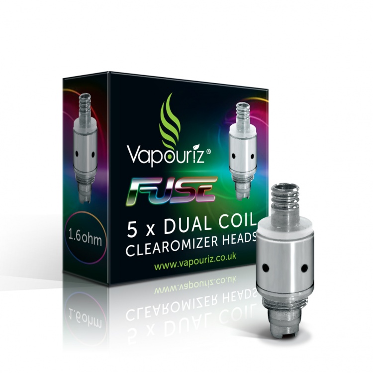Vapouriz FUSE Dual Coil Replacement Coils (spare heads) Pack of 5