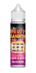 Fruit Bandits - Strawberry, Grape & Apple  70VG/30PG - E-liquid 50ml 0MG