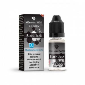 Diamond Mist - Black Jack Flavour E-Liquid Refill Bottle 10ml