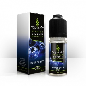 Vapouriz - Blueberry E Liquid 10ml Refill Bottle