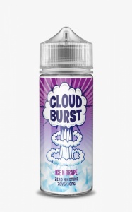 Cloud Burst - Ice 'N' Grape Short-Fill 100ml - 0mg