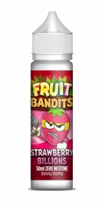 Fruit Bandits - Strawberry Billions 50PG/50VG  - E-liquid 50ml 0MG