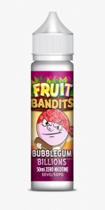 Fruit Bandits - Bubblegum Billions 50PG/50VG  - E-liquid 50ml 0MG