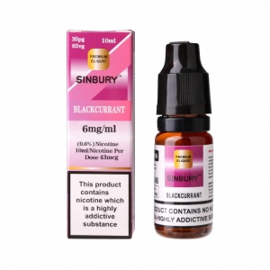 Sinbury (The new name for i Fresh) - Black Currant Flavour E-Liquid Bottle 10ml