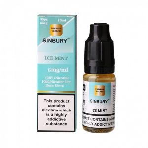 Sinbury (The new name for i Fresh) - Ice Mint Flavour E-Liquid Bottle 10ml