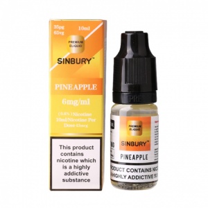 Sinbury (The new name for i Fresh) - Pineapple Flavour E-Liquid Bottle 10ml