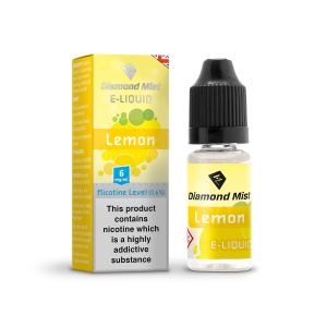 Diamond Mist - Lemon Flavour E-Liquid Refill Bottle 10ml