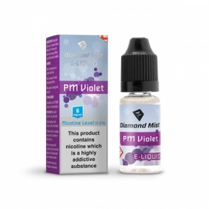 Diamond Mist - PM Violet Flavour E-Liquid Refill Bottle 10ml