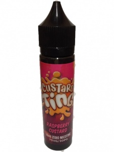 Custard Ting- Raspberry Custard  - E-liquid 50ml 0MG