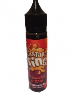 Custard Ting- Strawberry Custard - E-liquid 50ml 0MG
