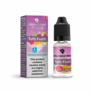 Diamond Mist - Tutti Frutti  Flavour E-Liquid Refill Bottle 10ml