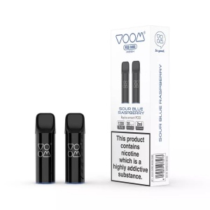 Voom Pod Mod Replacement Pods - Sour Blue Raspberry Flavour Twin Pack