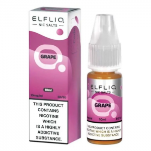 ELFLIQ - 10ml Nic Salt E-Liquid - Grape