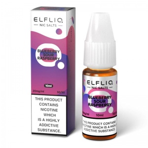 ELFLIQ - 10ml Nic Salt E-Liquid - Blueberry Sour Raspberry