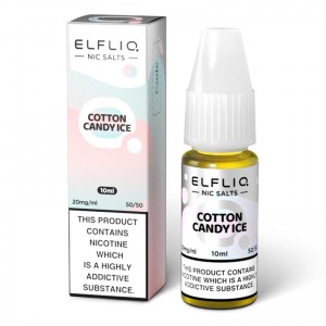 ELFLIQ - 10ml Nic Salt E-Liquid - Cotton Candy Ice