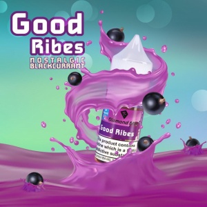 Diamond Mist - 'Good Ribes' Blackcurrant Flavour E-Liquid 10ml