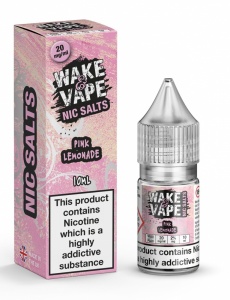 Wake & Vape - 10ml Nic Salt E-Liquid - Pink Lemonade