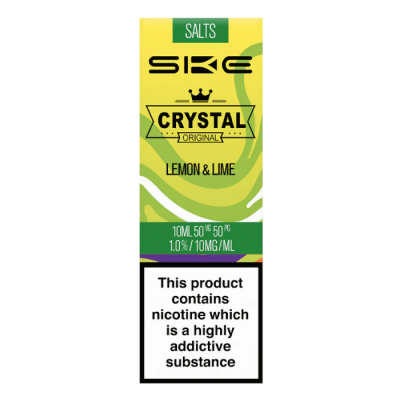 SKE Crystal  - 10ml Nic Salt E-Liquid - Lemon & Lime