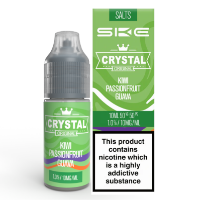 SKE Crystal  - 10ml Nic Salt E-Liquid - Kiwi Passionfruit Guava