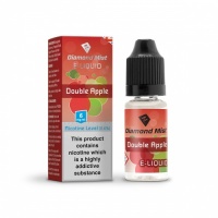 Diamond Mist - Double Apple Flavour E-Liquid Refill Bottle 10ml