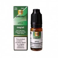 Sinbury (The new name for i Fresh)- Apple Sensation Flavour E-Liquid Bottle 10ml