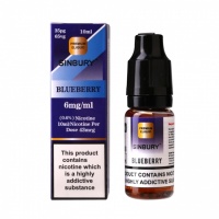 Sinbury (The new name for i Fresh) - Blueberry Flavour E-Liquid Bottle 10ml