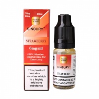 Sinbury (The new name for i Fresh) - Strawberry Flavour E-Liquid Bottle 10ml