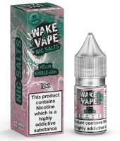 Wake & Vape - 10ml Nic Salt E-Liquid - Melon Bubblegum