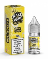 Wake & Vape - 10ml Nic Salt E-Liquid - Double Custard