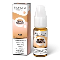 ELFLIQ - 10ml Nic Salt E-Liquid - Cream Tobacco