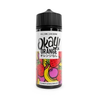 Okay Orange - STRAWBERRY BANANA BUBBLEGUM 100ml Short Fill  - 0mg